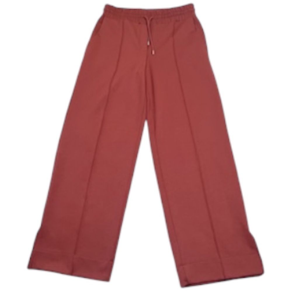 Reiss Wide Leg Trouser Pant Elastic Drawstring Waist Pockets Corpcore Athleisure